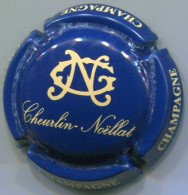 CAPSULE-CHAMPAGNE CHEURLIN NOELLAT °47l Bleu Foncé Et Crème - Other & Unclassified