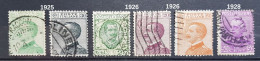 Italia 1925 Fino 1928 - 6 Francobolli Usati - Gebraucht