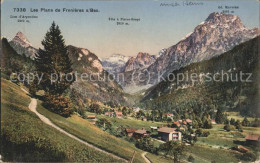 11498522 Les Plans-sur-Bex Ortsblick Mit Alpenpanorama Les Plans-sur-Bex - Sonstige & Ohne Zuordnung