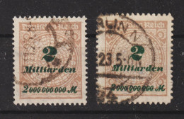 MiNr. 326 AW + B Gestempelt, Geprüft - Used Stamps