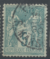 Lot N°83351   N°75, Oblitéré Cachet à Date De PARIS_49 "R.MARSOLLIER" - 1876-1898 Sage (Type II)