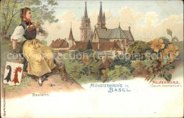 11498190 Basel BS Muensterkirche U.Baslerin Basel BS - Other & Unclassified