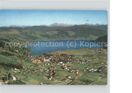 11497091 Unteraegeri Fliegeraufnahme See Alpenpanorama Unteraegeri - Andere & Zonder Classificatie