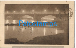 228679 POLAND WARSZAWA VIEW PARTIAL BRIDGE CIRCULATED TO BRAZIL POSTAL POSTCARD - Polen