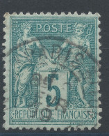 Lot N°83353   N°75, Oblitéré Cachet à Date De PARIS à Déchiffrer - 1876-1898 Sage (Type II)