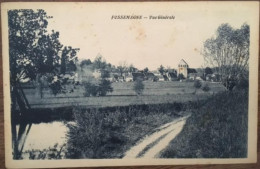 Cpa 24 Dordogne, FOSSEMAGNE, Vue Générale, Village, Eglise, éd Robert, écrite En 1928 - Other & Unclassified