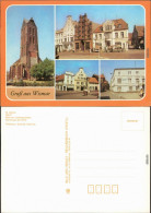 Wismar St. Marien, Markt, Blick Zur Löwenapotheke, Kulturhaus Der MTW 1987 - Wismar