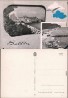 Sellin Seebrücke Und Strand-Ansichten Mit Strandkörben Sowie Ruderbooten 1963 - Sellin