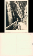 Ramsau (Wimbachtal) Wimbachklamm Wasserfall Geländer 1954 Privatfoto - Andere & Zonder Classificatie