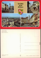 Zittau Platz Der Jugend, Bautzener Straße, Blick Zum Rathaus Klosterkirche 1992 - Zittau