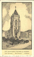 11491785 San_Francisco_California College For Women Lone Mountain Illustration K - Other & Unclassified