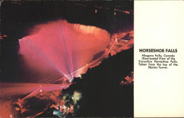 11491784 Niagara Falls Ontario Horseshoe Falls Illuminated View From Skylon Towe - Unclassified