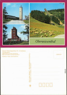 Oberwiesenthal Fichtelberghaus, Wetterwarte Fichtelberg,   Schanze 1989 - Oberwiesenthal