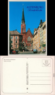 Altenburg Blick Vom Markt Zur Brüderkirche Ansichtskarte 1995 - Andere & Zonder Classificatie
