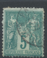 Lot N°83354   N°75, Oblitéré Cachet à Date De PARIS 27 "R.St DOMINIQUE" - 1876-1898 Sage (Tipo II)