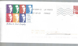 FRANCE PRET A POSTER AYANT CIRCULE SUR SAINT EXUPERY - Prêts-à-poster:Overprinting/Luquet