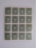 AUSTRIA 1922/24. Female Head. Sheet. 100 Kronen. - Unused Stamps