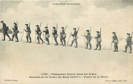 06* CHASSEURS ALPINS Dans Les Alpes  Corne Du Bouc  RL,0346 - Regiments