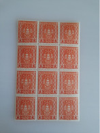 AUSTRIA 1922/24. Female Head. Blok. 500 Kronen. - Unused Stamps