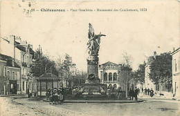 36* CHATEAUROUX Place Gambetta  Monument 1870   RL03,0133 - Chateauroux