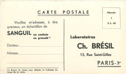 75* PARIS 3e   Labo  BRESIL    « sanguil »   RL04 .0349 - Gesundheit