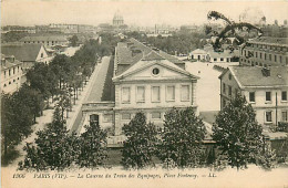 75* PARIS  7e  Caserne Train Et Equipages  Place Fontenoy    RL04 .0979 - Barracks