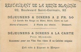 75* PARIS  5e   Restaurant « REINE BLANCHE » Bd St Germain    RL04 .0724 - Distrito: 05