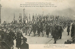 75* PARIS  5e  Cinquantenaire Republique 1920- Drapeaux      RL04 .0718 - Distrito: 05