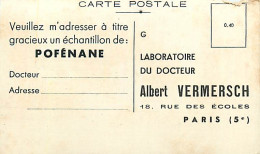 75* PARIS  5e  Labo VERMERSCH « pofenane »    RL04 .0674 - Salute