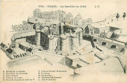 75* PARIS 4e  La Bastille En 1725    RL04 .0494 - District 04