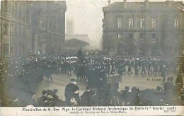 75* PARIS 4e   Funerailles Cardinal RICHARD  1908   RL04 .0445 - Arrondissement: 04