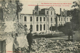 54* GEBEVILLERS Château Bombarde WW1        RL05.0111 - Oorlog 1914-18