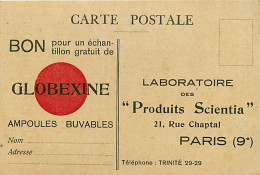 75* PARIS  9e    Labo SCIENTA «  Globexine »  RL04 .1368 - Salute