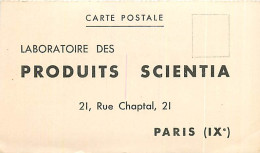 75* PARIS  9e   Labo SCIENTA  « tricalcine »   RL04 .1311 - Salute