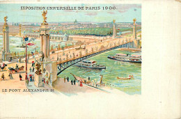 75* PARIS  8e   Expo 1900-  Ponr Alexandre III  RL04 .1257 - Distrito: 08