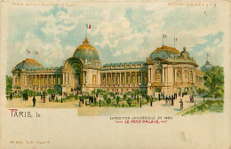 75* PARIS  8e   Expo 1900-   Le Petit Palais RL04 .1260 - Distrito: 08