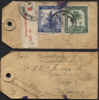 BELGIAN CONGO - échantillon De Riz En Recommandé Obl. ELISABETHVILLE Vers Rance 1946 - Briefe U. Dokumente