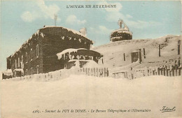 63* PUY DE DOME  En Hiver   Telegrahe  Observatoire      RL05.1290 - Autres & Non Classés