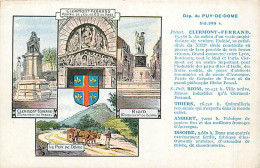 63* PUY DE DOME  Historique Du Dept      RL05.1257 - Other & Unclassified