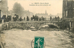 77* MEAUX   Crue 1910   Pont Du Marche   RL07.0584 - Meaux