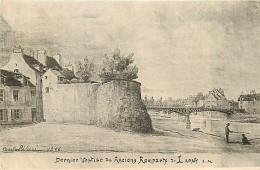 77* LAGNY  Remparts  (dessin)    RL07.1109 - Lagny Sur Marne