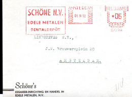 DENISTRY -  NETHERLANDS - 1952 - COVER FROM AMSTERDAM TO SPECIAL SLOGAN CANCELLATION IN RED - Médecine