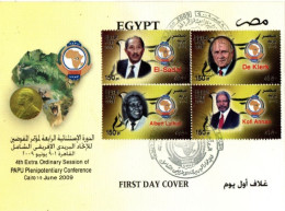 EGYPTE 2009 FDC - Cartas & Documentos