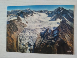 CPA 74 Haute Savoie Argentière: Massif Di Mont Blanc (circulé) - Sonstige & Ohne Zuordnung