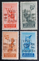 Belgie 1949 Obp.nrs.803/806  Scharnier - MH - X - Neufs