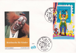 BRD,1993, Schmuck-FDC Mit Block 27 "Für Uns Kinder" - Lettres & Documents