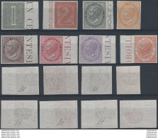 1866 Italia VE II Prove D'archivio 8v. MNH Sassone N. P14/22 - Andere & Zonder Classificatie