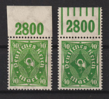 MiNr. 232 P+W Oberrand Postfrisch  (0318) - Used Stamps