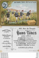 CHROMOS. Magasin Nouveautés "Aux Bains Turcs" (Paris)  Général Duchène...S3551 Militaria - Autres & Non Classés