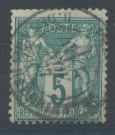 Lot N°83358   N°75, Oblitéré Cachet à Date De PARIS " R. DES Vlles HAUDRIETTES" - 1876-1898 Sage (Type II)